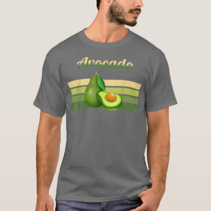 T-shirt Avocado Fresh Retro Vegetarian Plant végétarien Gi