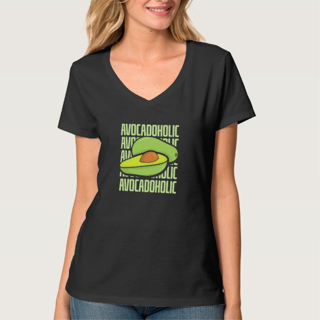 T-shirt Avocado Fruit Food (Devant)