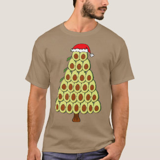 T-shirt Avocado fruits noël décoration arbre Classic TS
