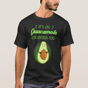 T-shirt Avocado Guacamole Mexicaine Vegan Guac Food Cinco