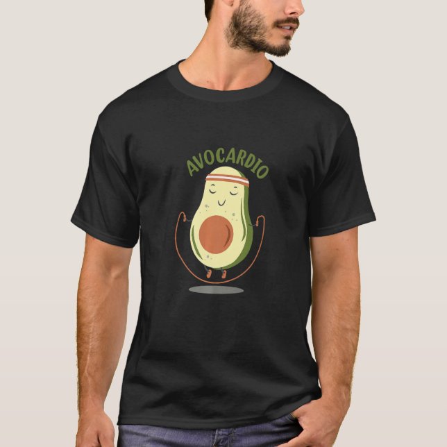 T-shirt Avocado Gym Avo Cardio Discours Avo Cardio (Devant)
