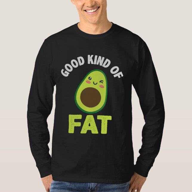 T-shirt Avocado  Healthy Fruit Guacamole Vegetarian Vegan  (Devant)
