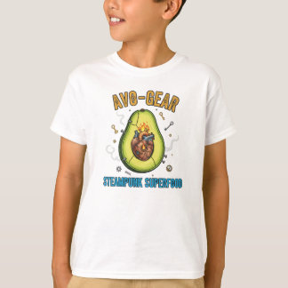 T-shirt Avocado Heart Design for Sci-Fi Foodies