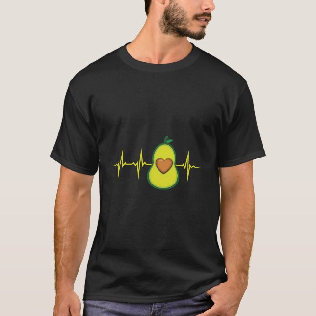 T-shirt Avocado Heartbeat (Devant)