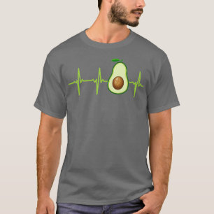 T-shirt Avocado Heartbeat Avocado Vegetarian Hommes végéta
