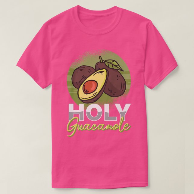 T-shirt Avocado Holy Guacamole Cinco De Mayo Vegan Diet Fo (Design devant)