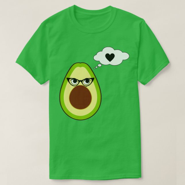 T-shirt Avocado In Love 2 (Design devant)
