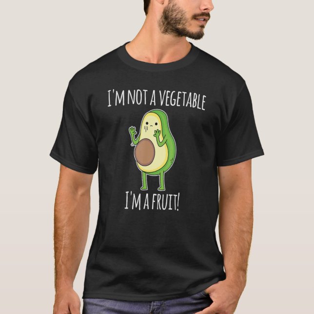 T-shirt Avocado Is A Fruit Or A Vegetable Funny Avocado_1 (Devant)