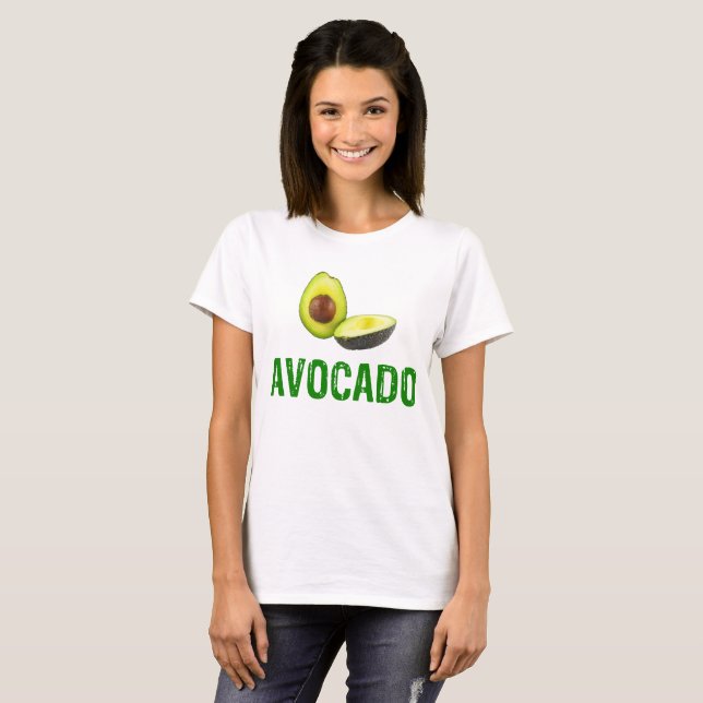 T-shirt Avocado, j'adore l'avocat (Devant entier)