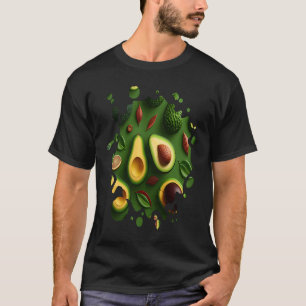 T-shirt Avocado Jardinage de fruits Légumes Hommes Femmes