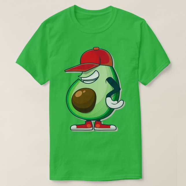 T-SHIRT AVOCADO JOUER BASEBALL (Design devant)
