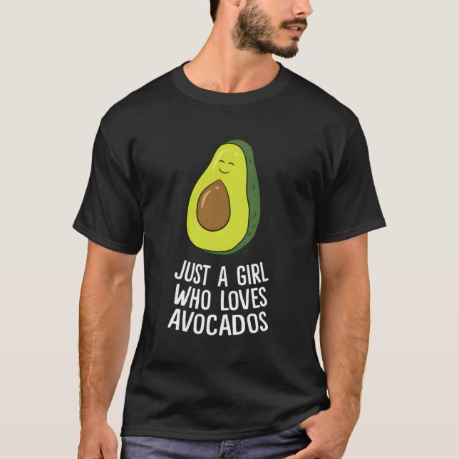 T-shirt Avocado Juste Un Qui Aime Les Avocados (Devant)