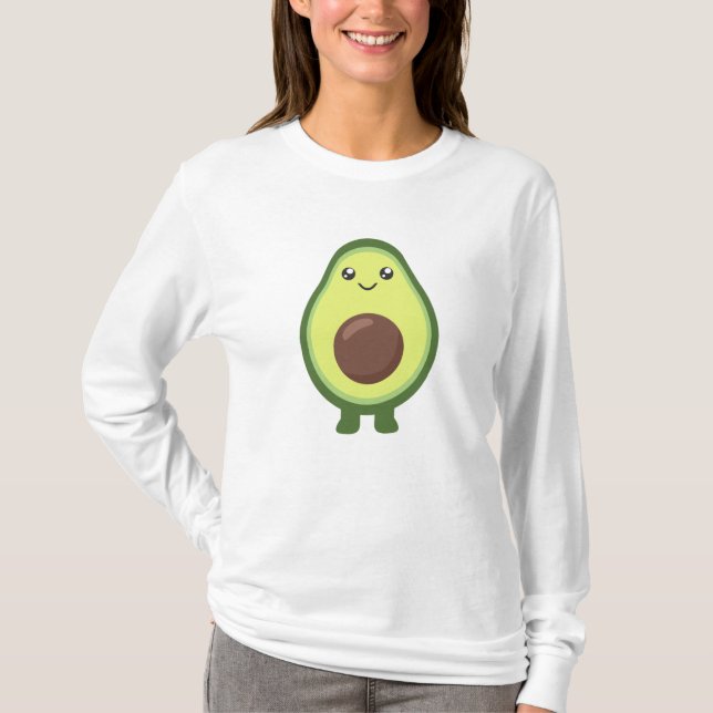 T-shirt Avocado Kawaii Mange Des Avocados Sucrés (Devant)