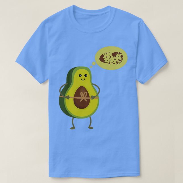 T-shirt Avocado lance un système d'avocats intelligent (Design devant)