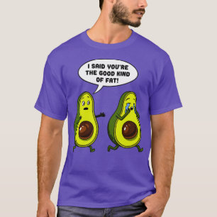 T-shirt Avocado Le Bon Genre De Gros Gros Amusant Vegan Pl