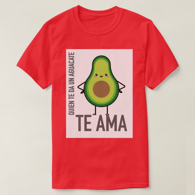 T-shirt Avocado Love (Design devant)