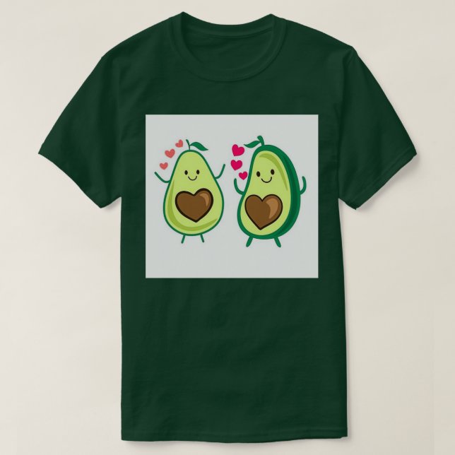 T-shirt Avocado Love 23 (Design devant)