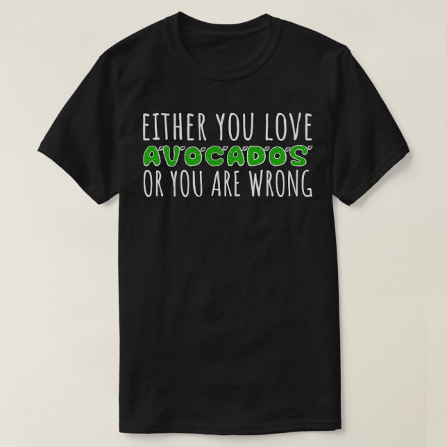 T-shirt Avocado Lover (3)  (Design devant)