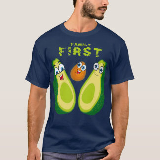 T-shirt Avocado Lover Famille Cadeau Premier Avocado Desig