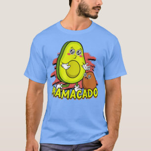 T-shirt Avocado Mama Avocado Maman Mamacado Avocado