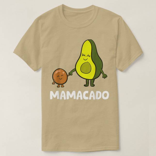 T-shirt Avocado Mama Avocado Mom Funny Avocado Mamacado 8 (Design devant)