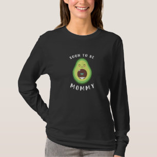 T-shirt Avocado Mama Mamacado Enceinte Bientôt Être Maman