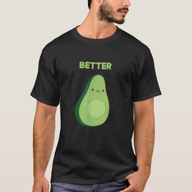 T-shirt Avocado Mieux Couple Couple Mieux Correspondant Va (Devant)