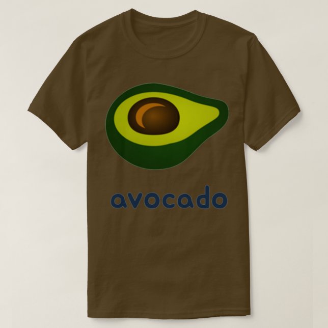 T-shirt Avocado minimaliste mou (Design devant)