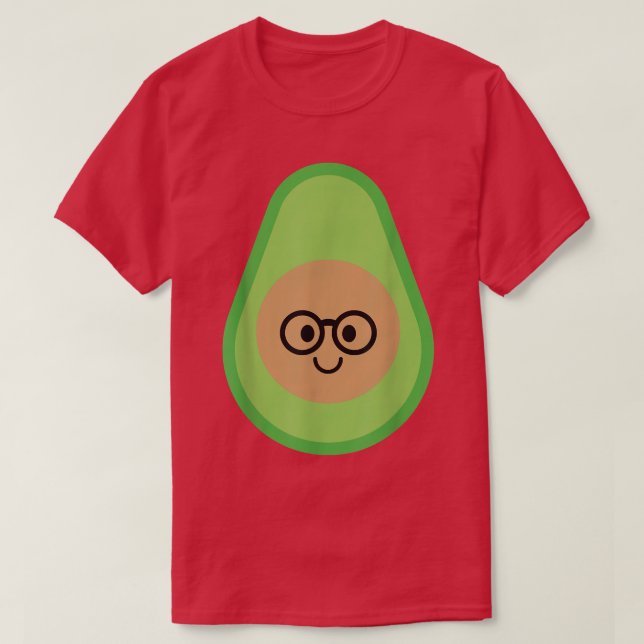 T-shirt Avocado Nerdy Tee (Design devant)