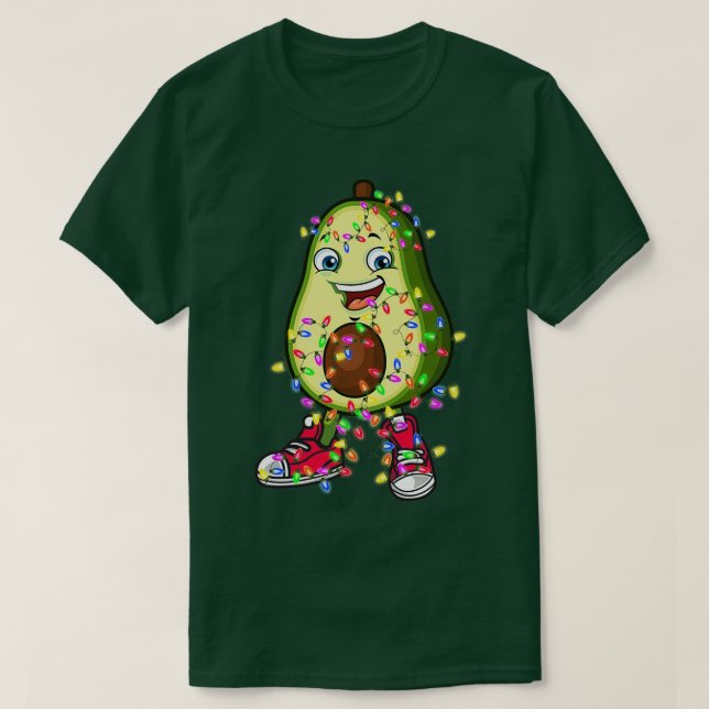T-shirt Avocado Noël 8 (Design devant)