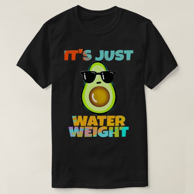T-shirt Avocado nourriture drôle et mignonne (Design devant)