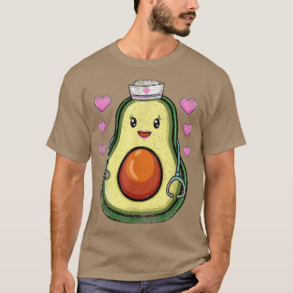 T-shirt Avocado Nurse Vintage