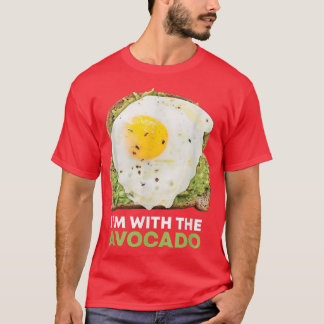 T-shirt Avocado Oeuf Toast Im avec l'Avocado Vegan Hallow
