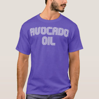 T-shirt Avocado Oil Vintage Retro les années 70 80s drôle