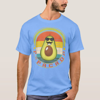 T-shirt Avocado Père Papacado Lunettes de soleil Moustache