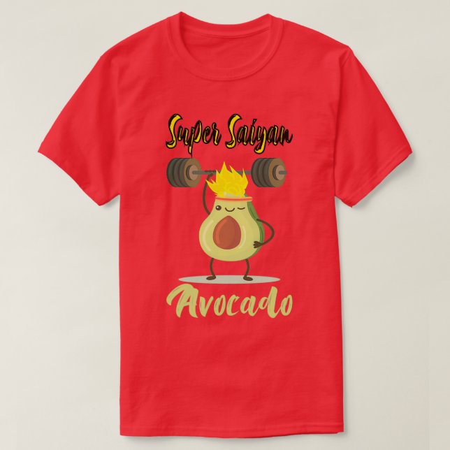 T-shirt Avocado plush fruit drôle (Design devant)