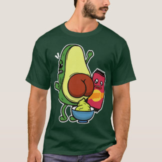 T-shirt Avocado Pooping Guacamole La fête d'origine