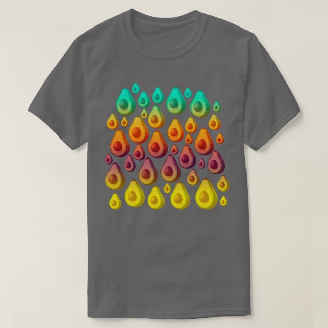 T-shirt avocado popart 6 (Design devant)