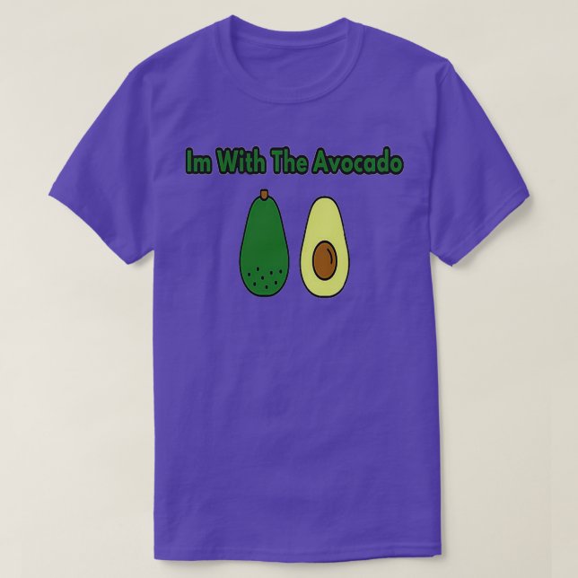 T-shirt Avocado Pregnancy drôle mème (Design devant)
