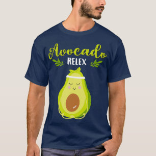 T-shirt Avocado Relax Avocado Yoga Pose Avocado Vegan Vega