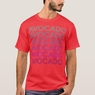 T-shirt Avocado Retro