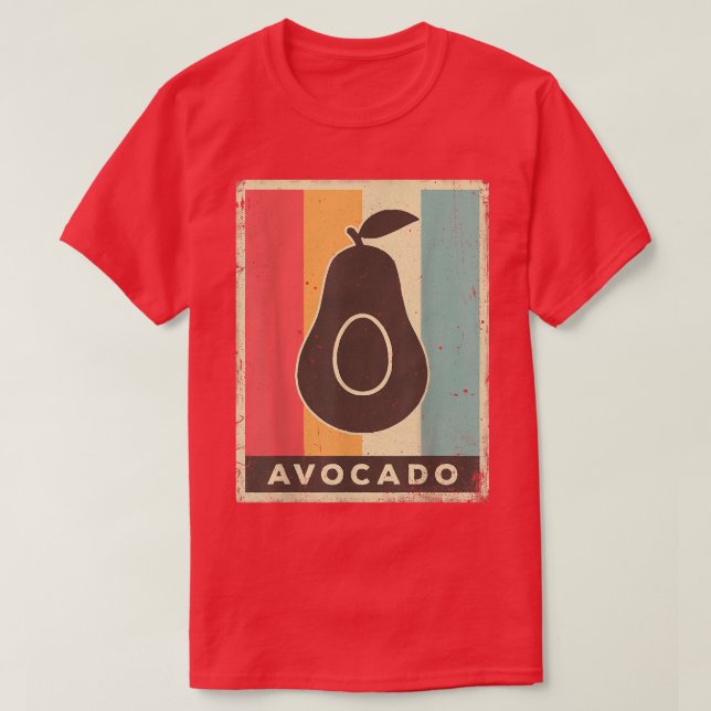 T-shirt Avocado Retro910 vintage (Design devant)