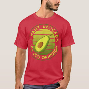 T-shirt Avocado saying vegan vegetarian Vintage Retro