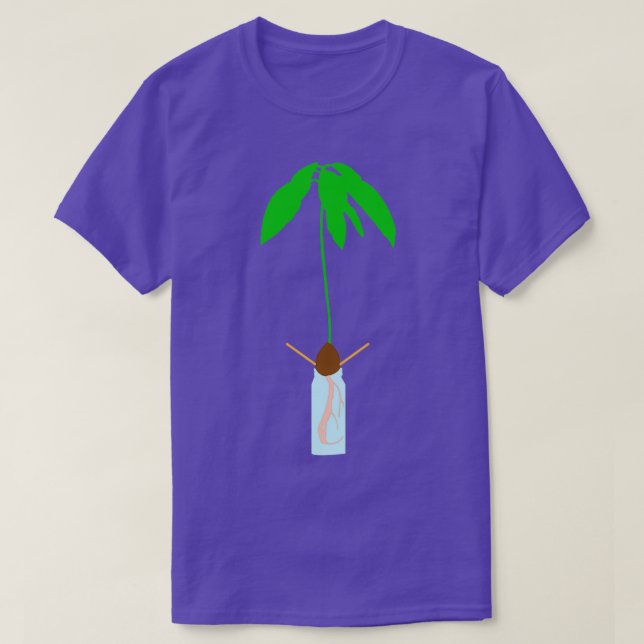 T-shirt Avocado Seed Toothpick Grossissant classique TShir (Design devant)