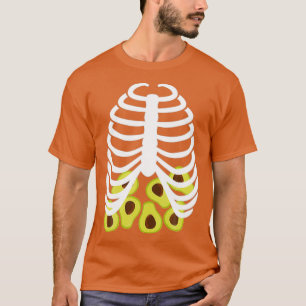 T-shirt Avocado Skeleton