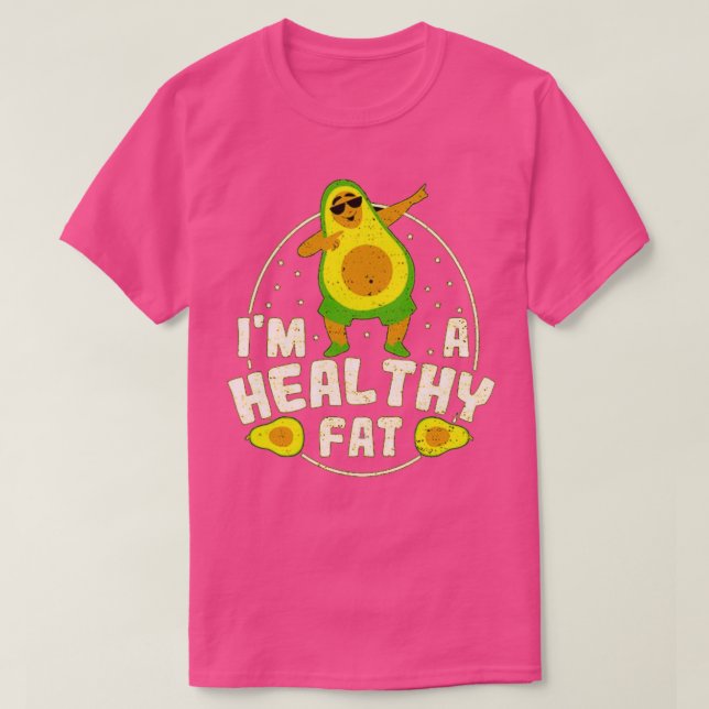 T-shirt Avocado Super one saine alimentation 2 (Design devant)