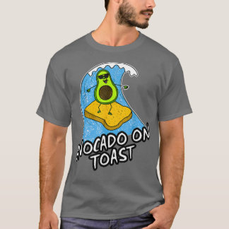 T-shirt Avocado Sur Toast Surfing Drôle Manger sainement