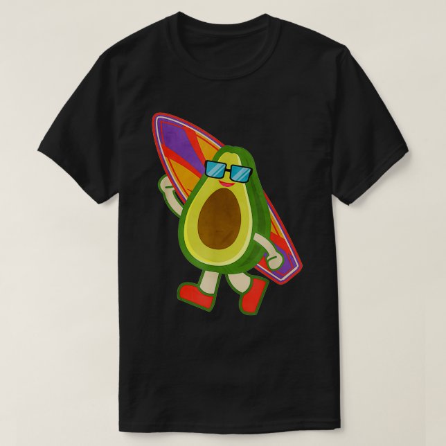T-shirt Avocado Surf 5 (Design devant)