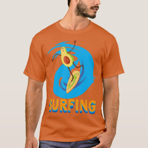 T-shirt Avocado Surfing Funny Avocado Surfing 1