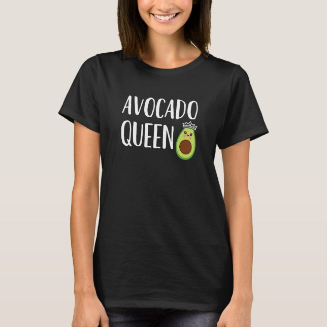 T-shirt Avocado thème cadeau femmes filles drôle Avocado Q (Devant)